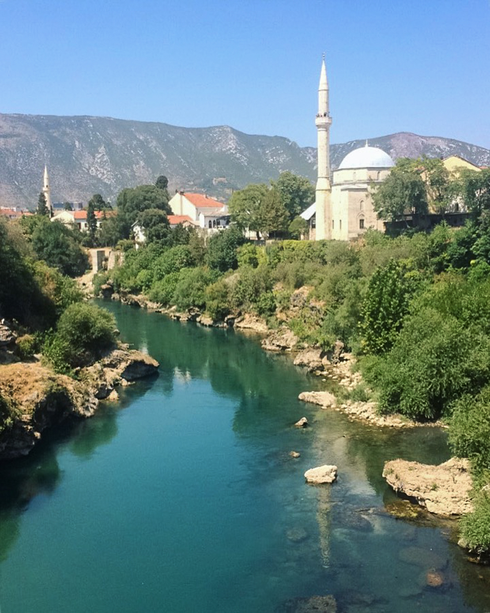 A view in Mostar Bosnia Herzegovina