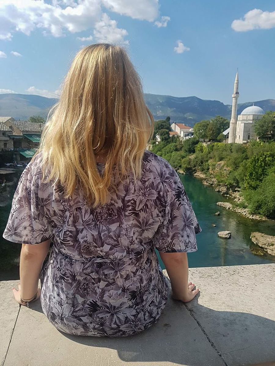 A view in Mostar Bosnia Herzegovina