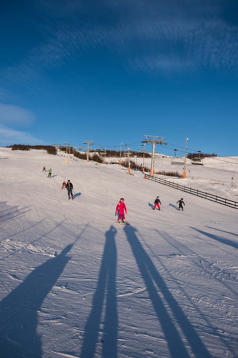 Skiing at Beitostølen, Norway