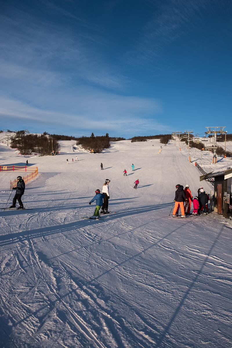Skiing at Beitostølen, Norway