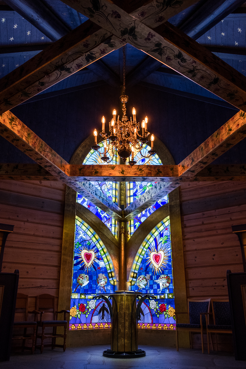 The light chapel at Beitostølen, Norway