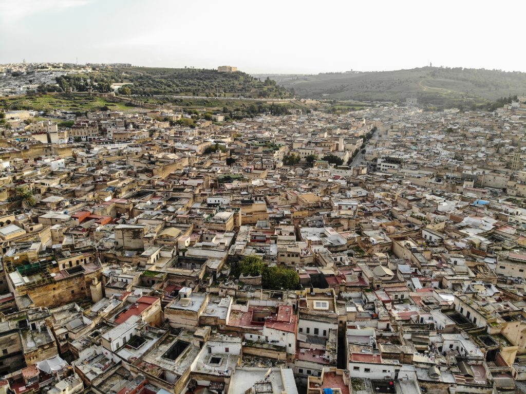 Fez Morocco from air