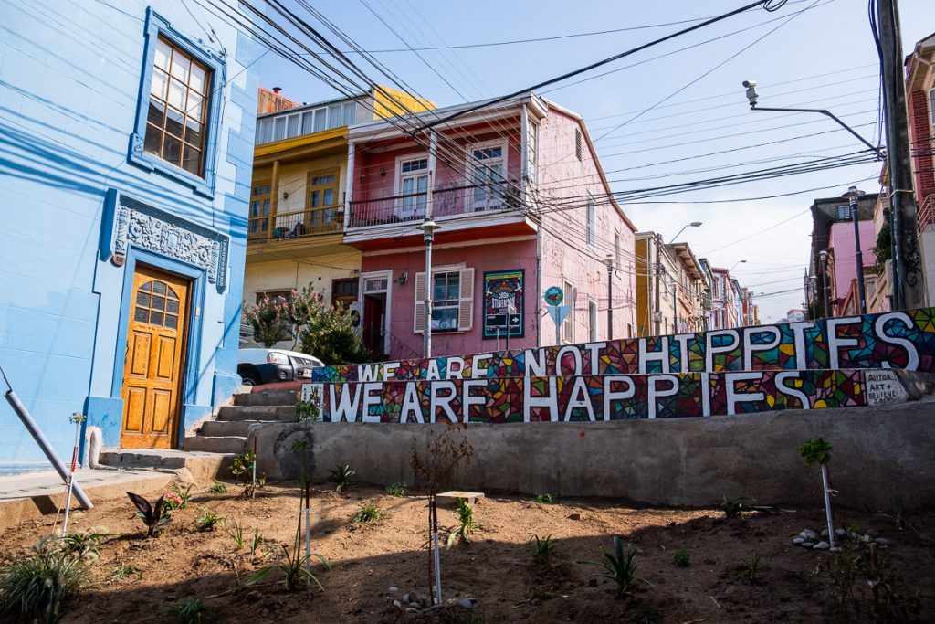 Street art in Valparaíso Chile