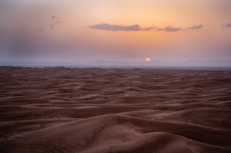 The Sahara desert – between the sand dunes and stars in Morocco