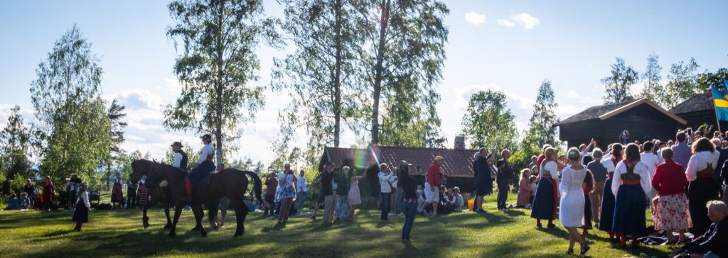 Midsommar i Rättvik, Dalarna, Sverige