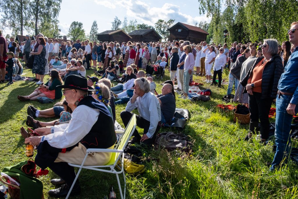 Midsommar i Rättvik, Dalarna, Sverige