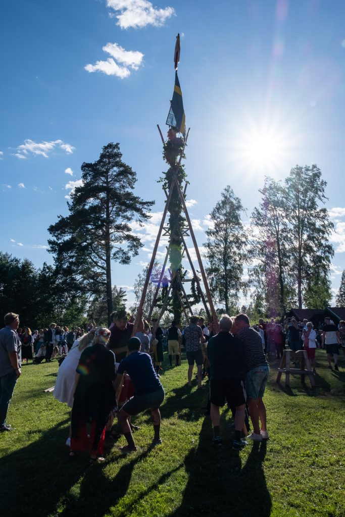 Midsommar i Rättvik, Dalarna, Sverige