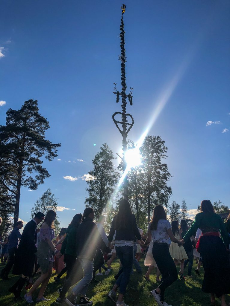 Midsommar in Rättvik, Dalarna, Sweden