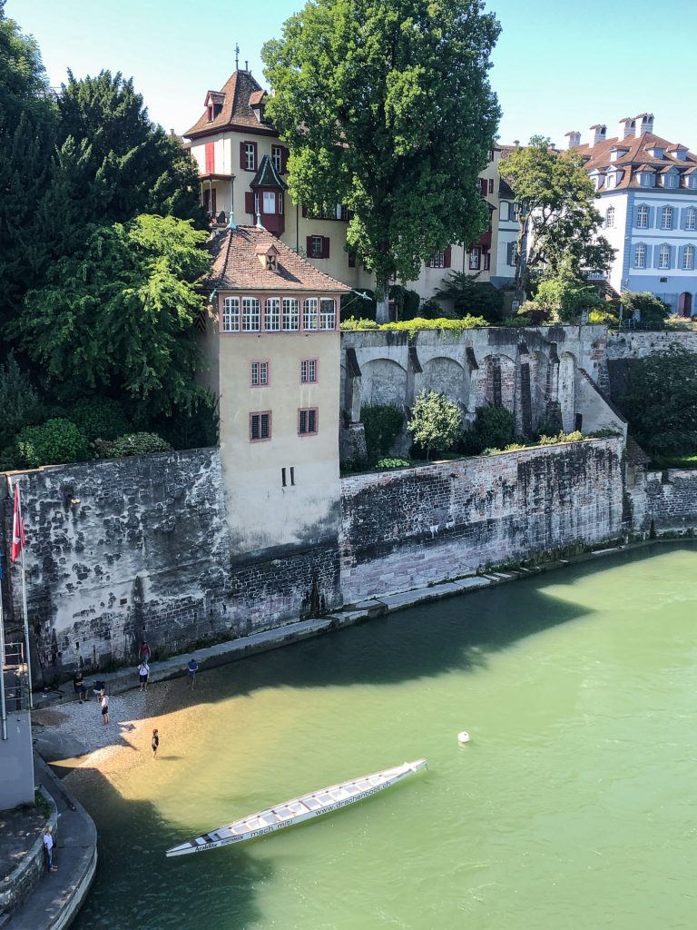 Rhine, Basel, Switzerland, River, summer