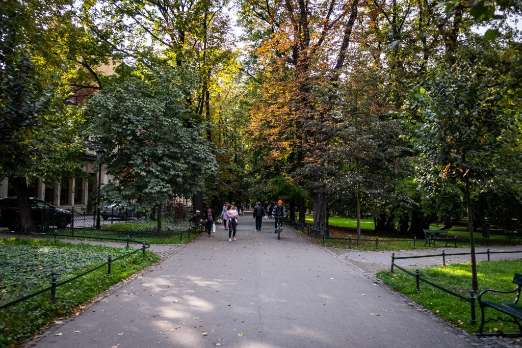 Krakow, Poland, Planty, park, green,