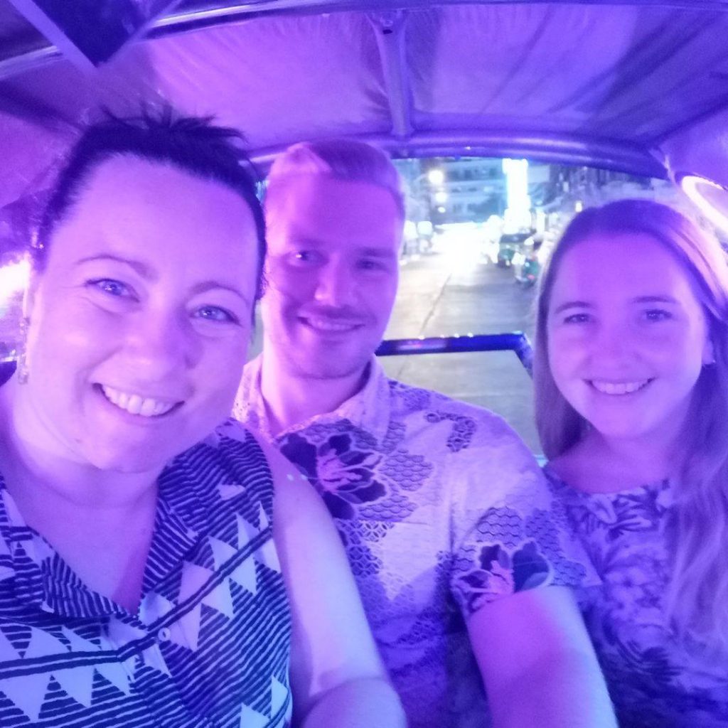 tuktuk, Bangkok, reise, venner