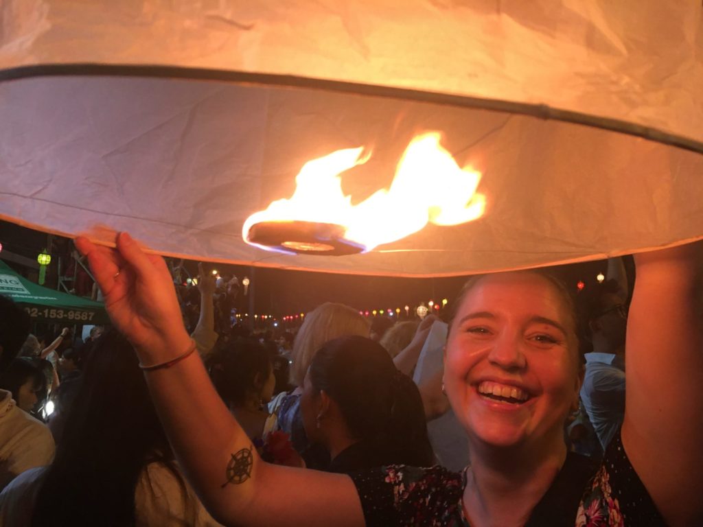 Yee Peng, lantern festival, Chiang Mai, Thailand