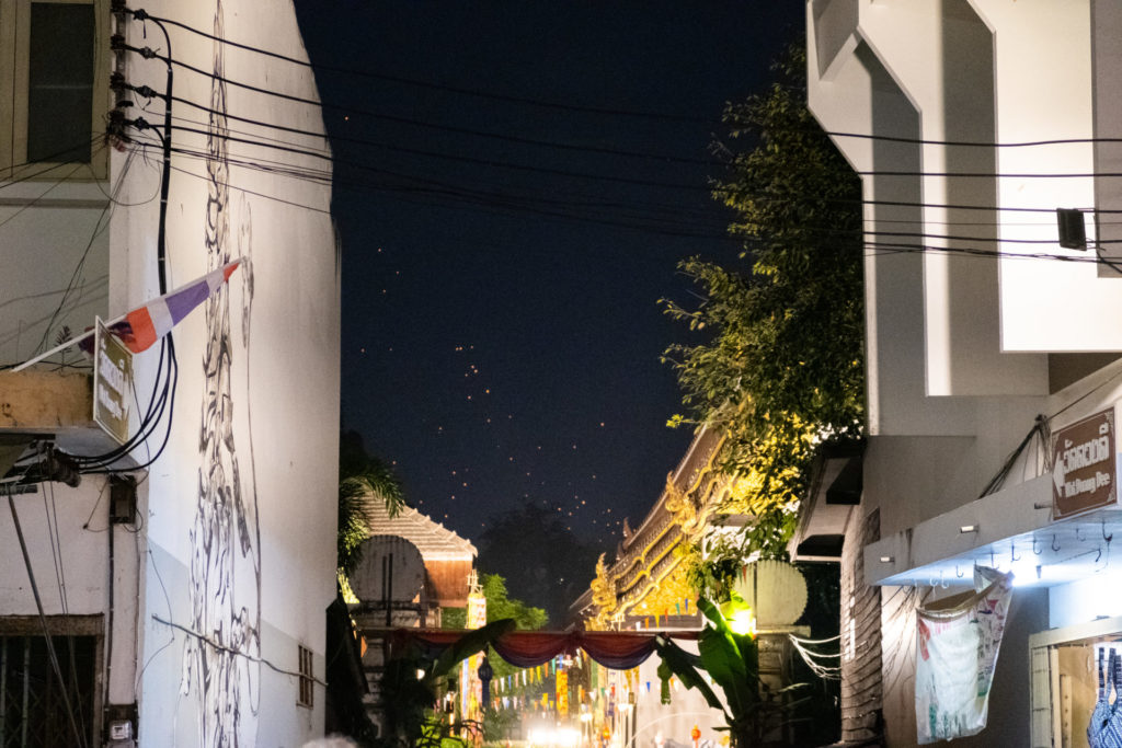 Yee Peng, lantern festival, Chiang Mai,  Thailand