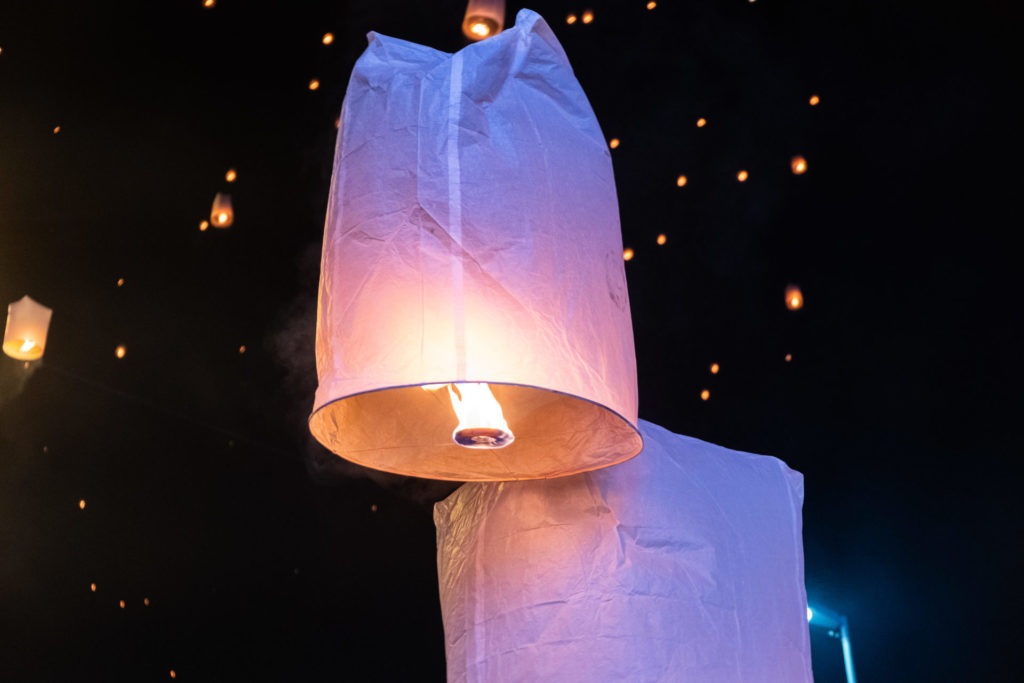 Yee Peng, lantern festival, Chiang Mai, Thailand