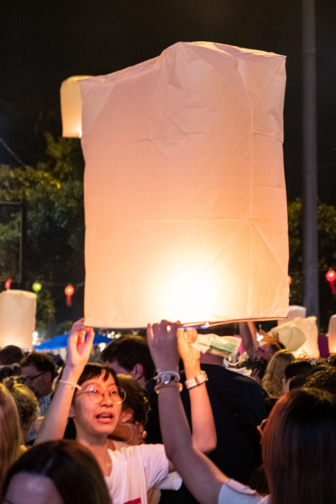 Yee Peng, lantern festival, Chiang Mai,  Thailand