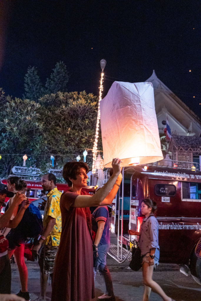 Yee Peng, lantern festival, Chiang Mai,  Thailand