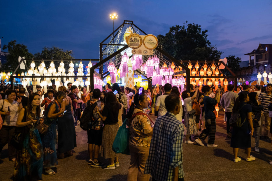 Chiang Mai, Thailand, Loy Krathong, light festival, Yee Peng, lanterns