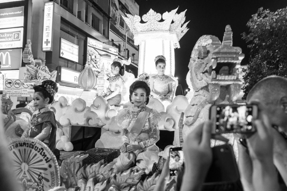 Chiang Mai, Thailand, Loy Krathong, light festival, Yee Peng, festival, parade, girls, pretty, beatuty, thai