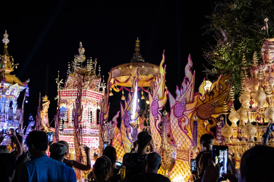 Chiang Mai, Thailand, Loy Krathong, light festival, parade, festival