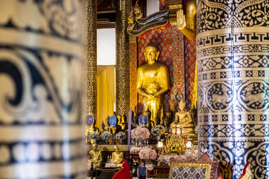 Chiang Mai, Thailand, Asia, temple, buddhist, Buddha, gold, details,