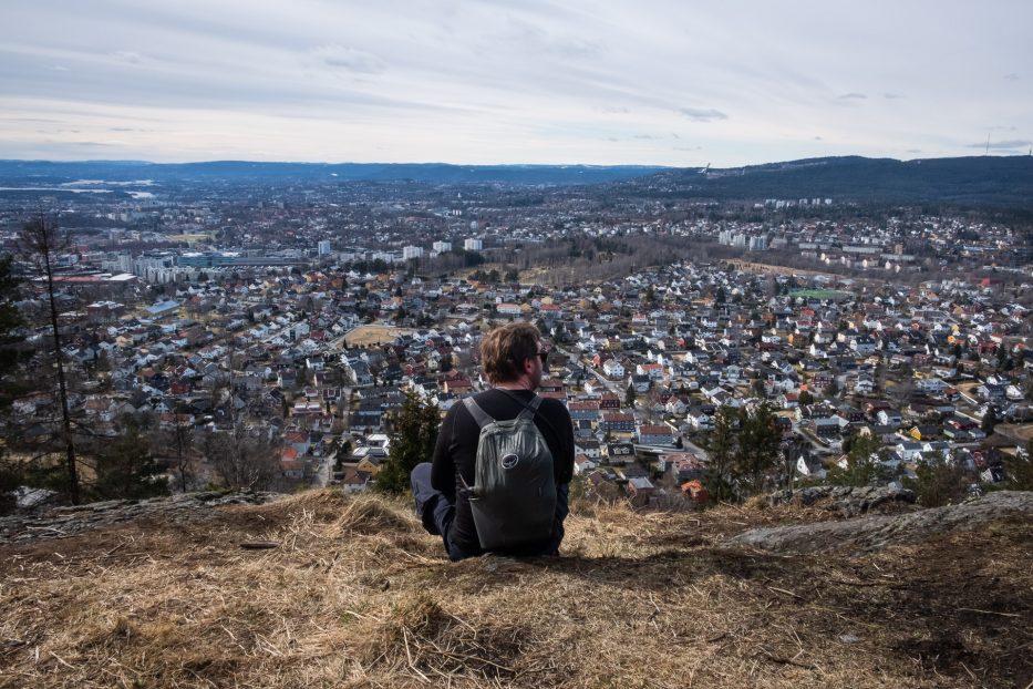 Oslo, Norge, trær, natur, dagsturer, kortreist, lokalt, Grefsenkollen, utsikt