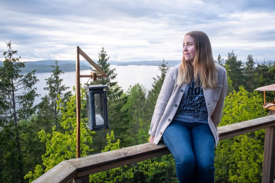 Tretopphytter Oslofjord, Norway, treetop cabin, nature, view, Falkeredet