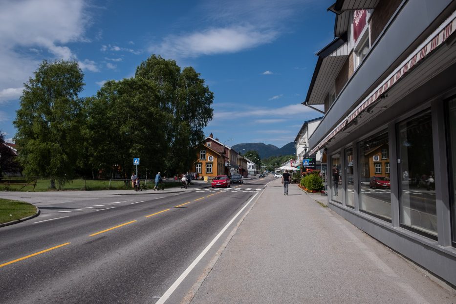 Bø i Telemark, street, city centre