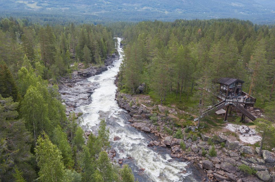 Fosstopp – mellom tretoppene i Valdres