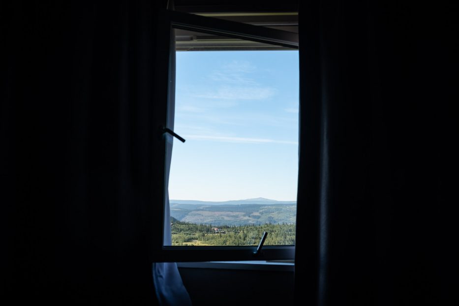 window, view, nature, Norway