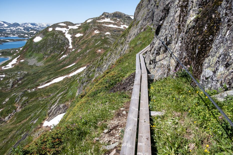 Norge, natur, Beitostølen, utsikt, fjellandskap, Synshorn Via ferrata