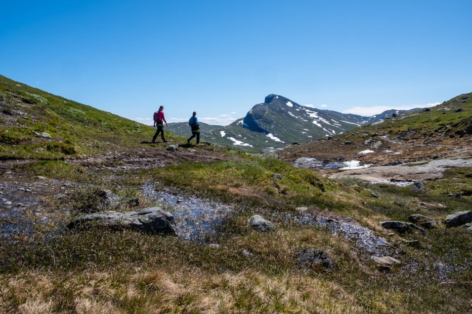 Norge, natur, Beitostølen, utsikt, fjellandskap, Synshorn Via ferrata