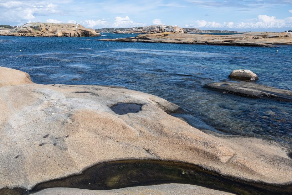 Nautical view out from Verdens Ende in Tjøme Norway