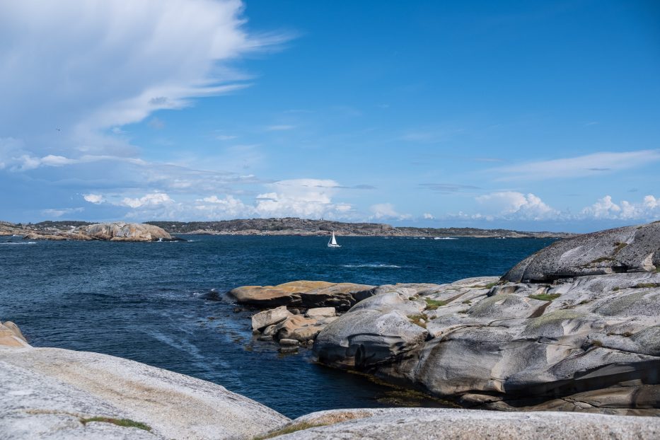 Nautical view out from Verdens Ende in Tjøme Norway