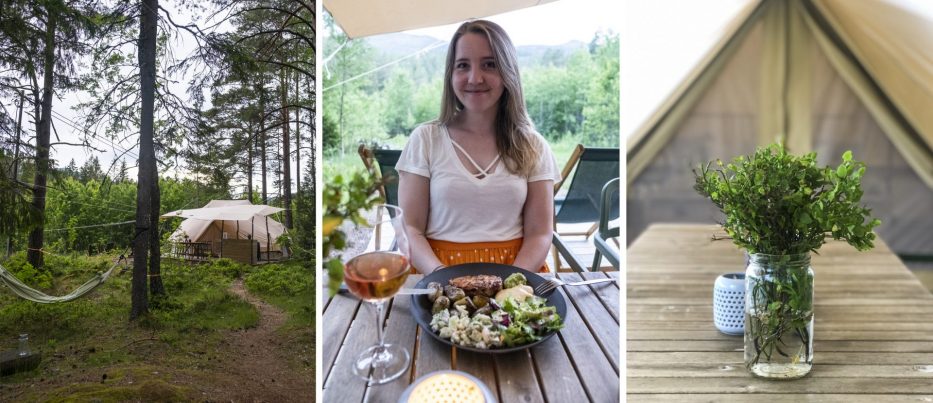 Glamping hos Breiva Gjestegaard i Norway