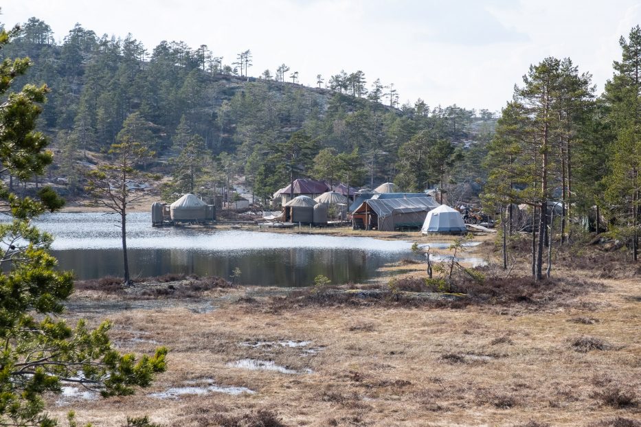 Campsite Canvas Telemark på avstand