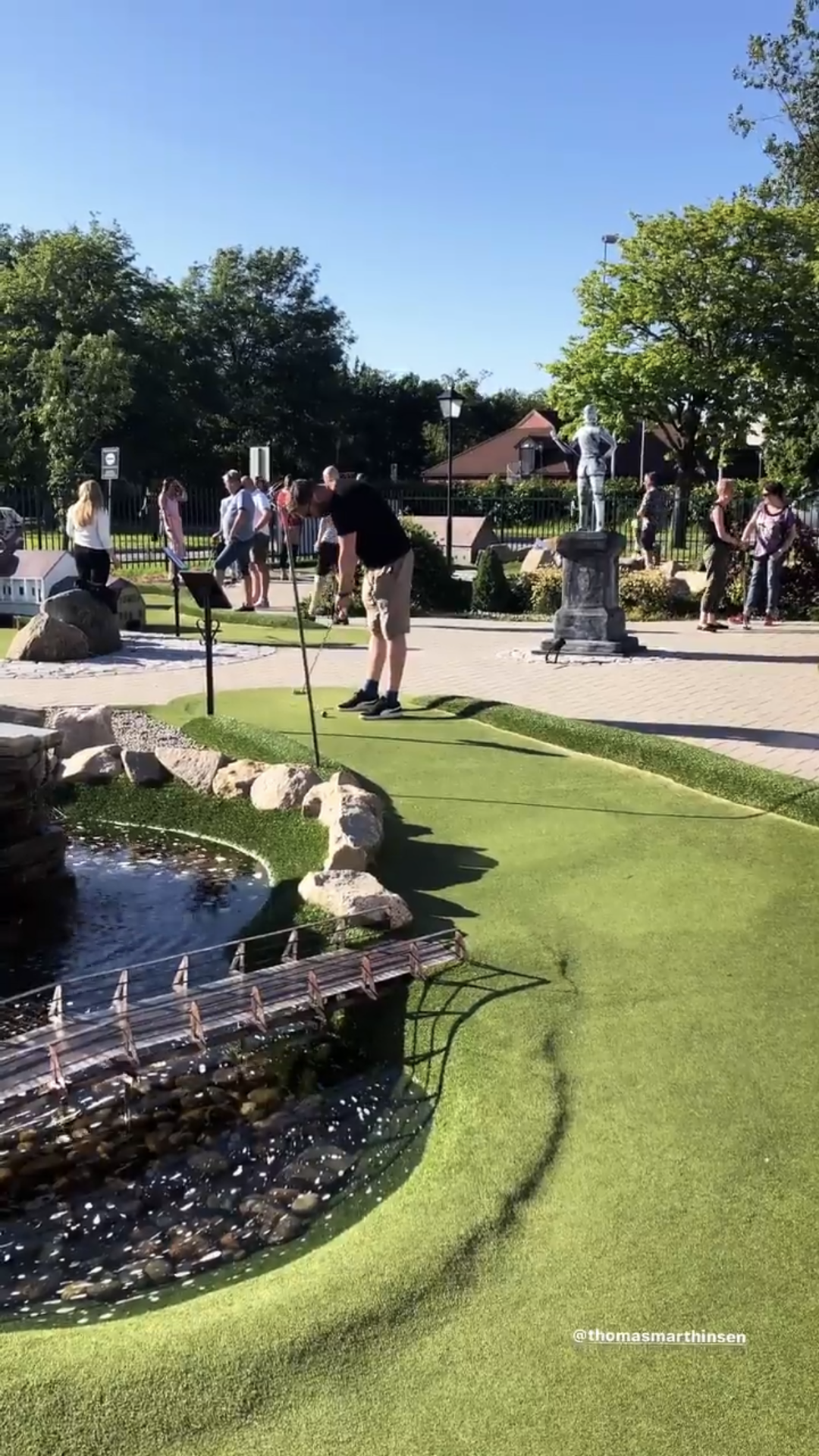 minigolf hos martin i Fredrikstad