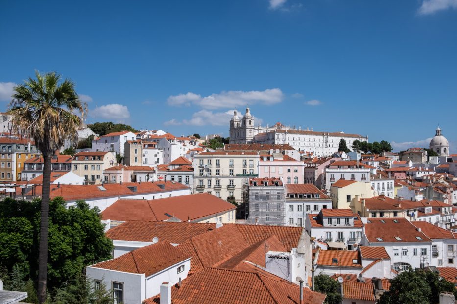 utsikt fra Alfama i lisboa