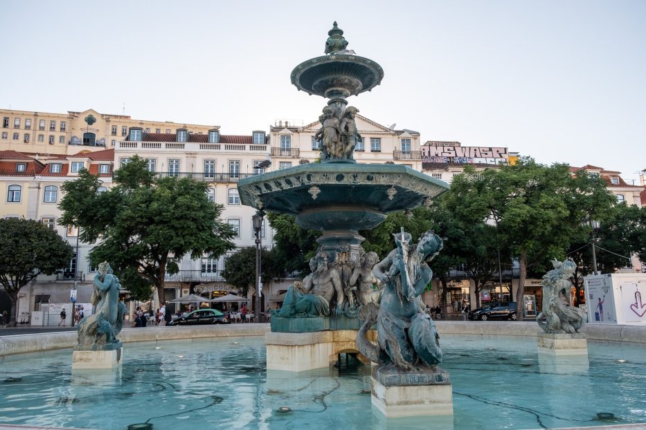 fountain in Lisbon
