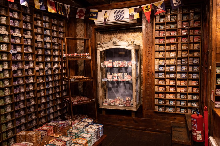 a store filled with tinned sardines in lisbon