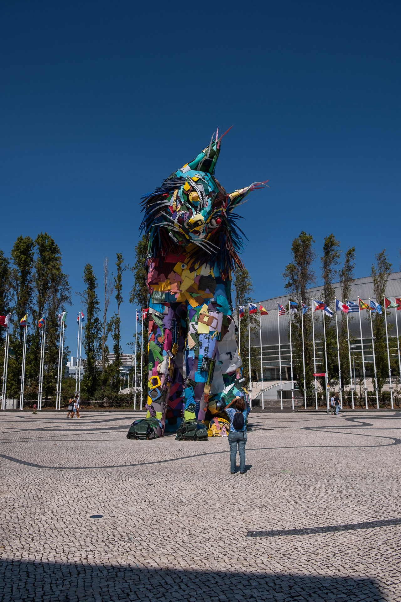 futuristisk kunst i parks of the nation I lisboa