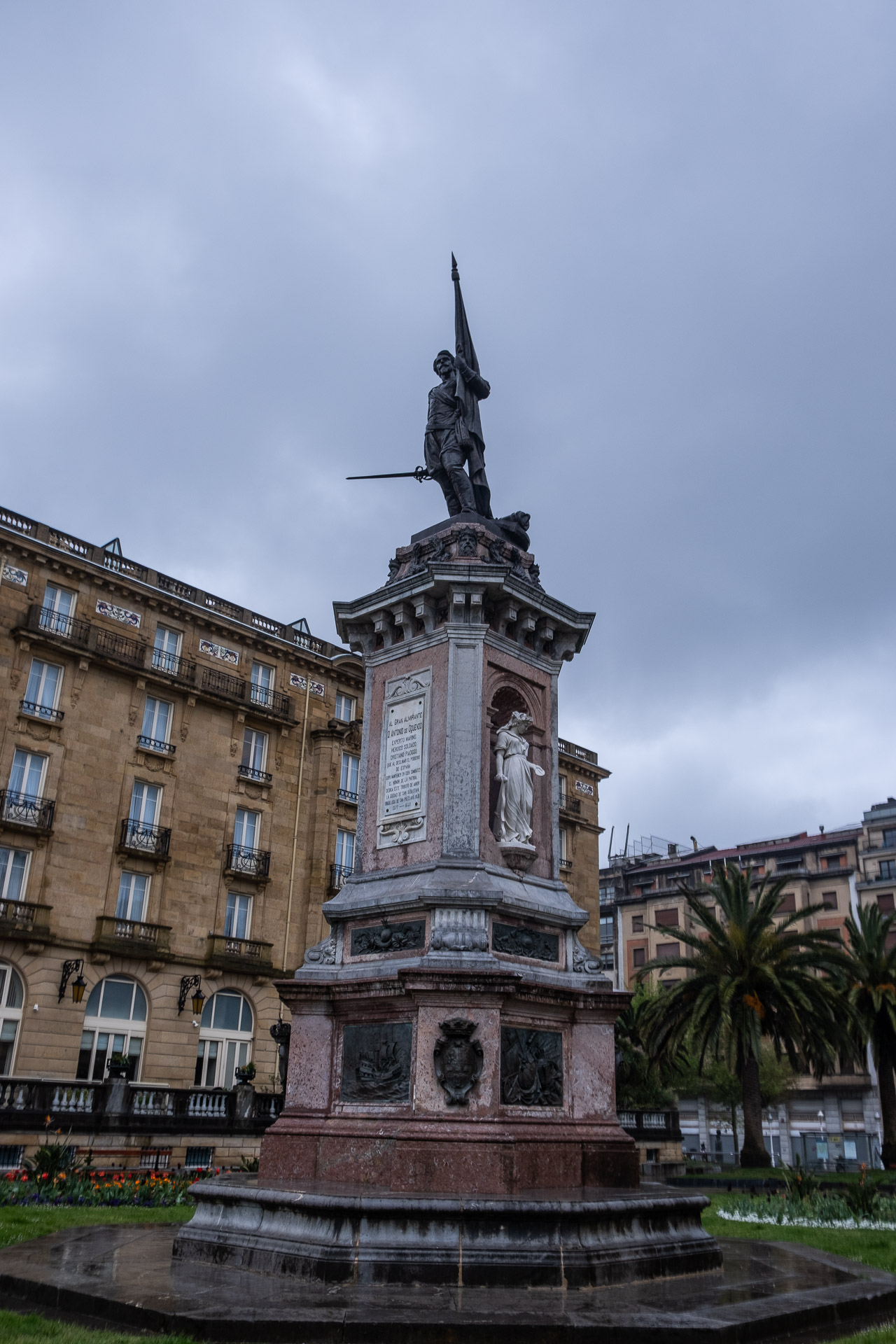 statue in san sebastian