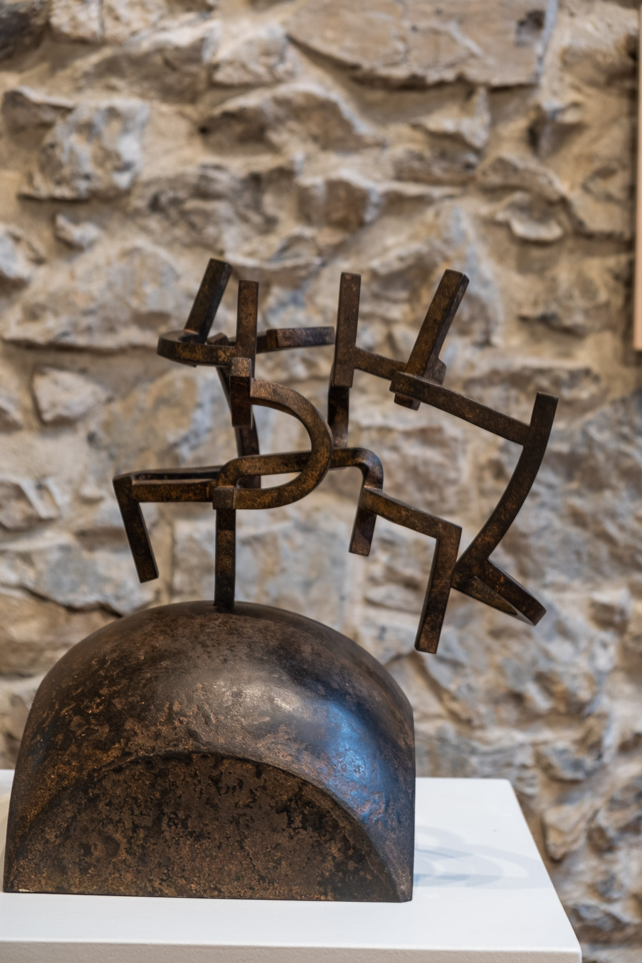 artwork inside the Chillida Leku museum 