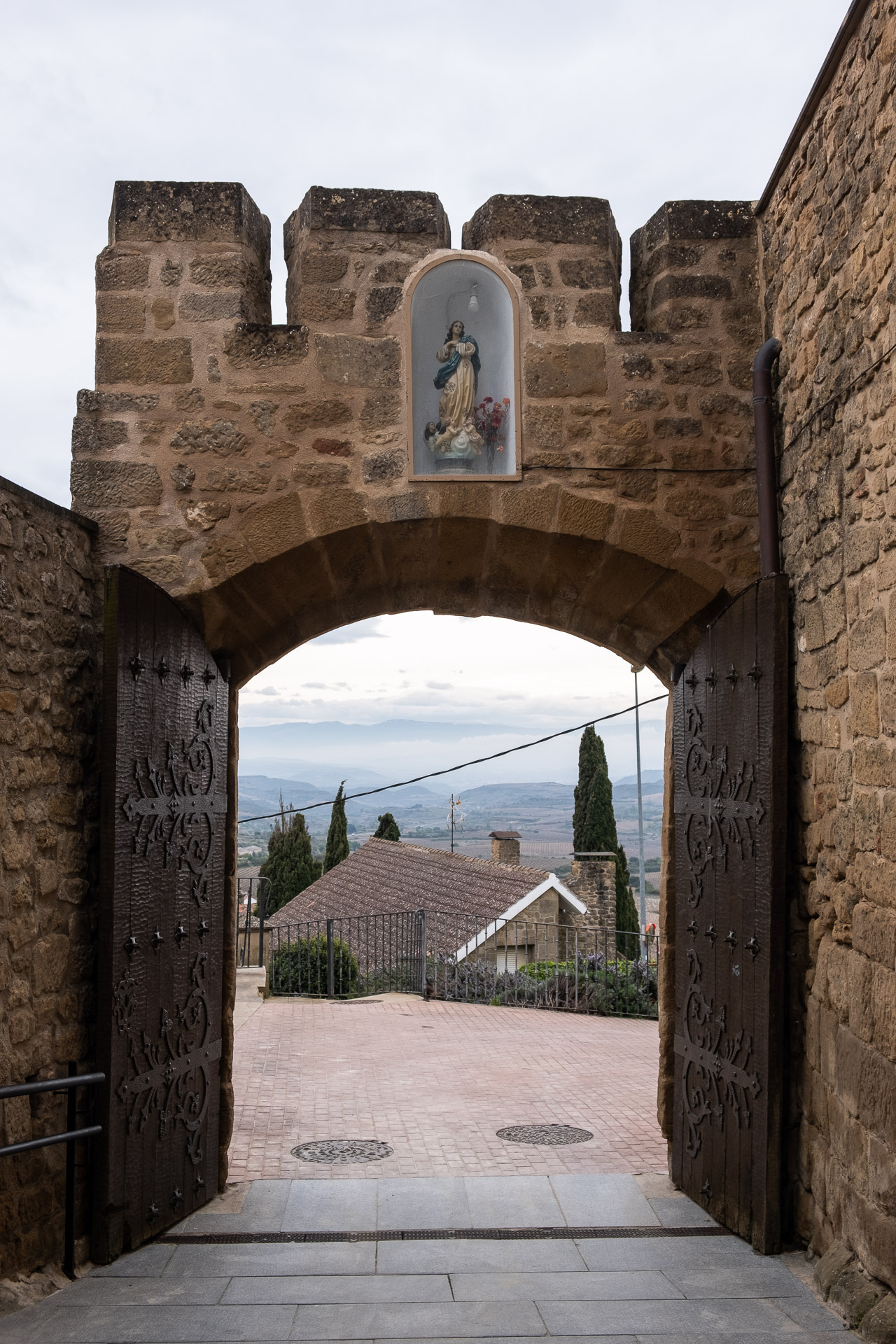 detail from Laguardia in spain