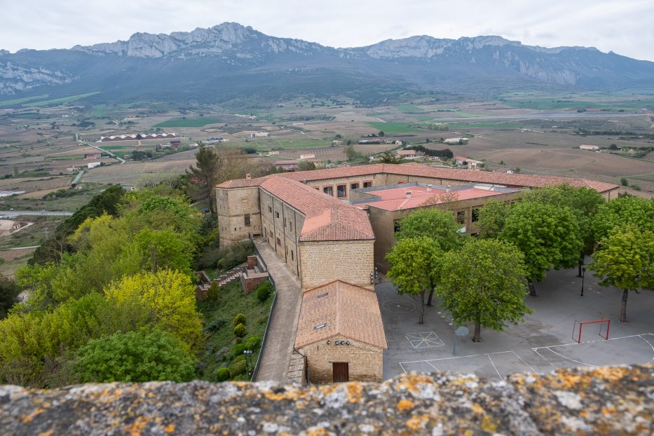 detail from the walled city of Laguardia in spain