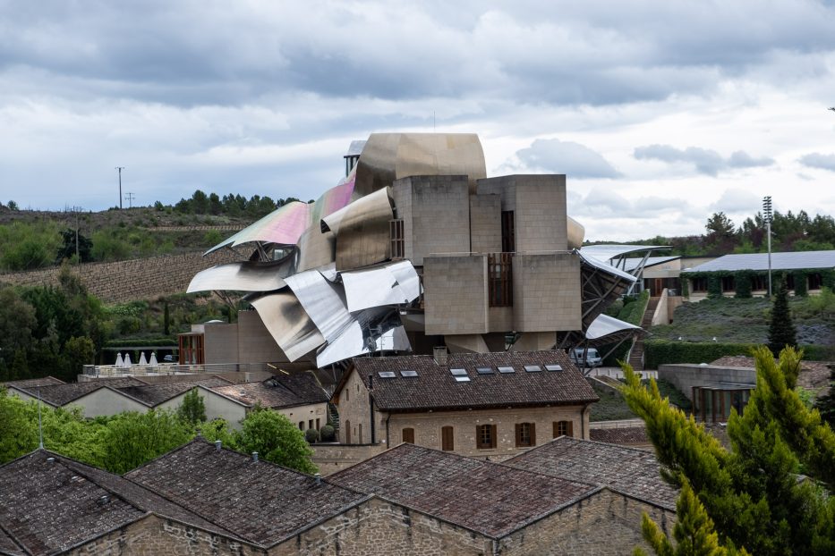 the marques de Riscal hotel in the Basque Country in spain