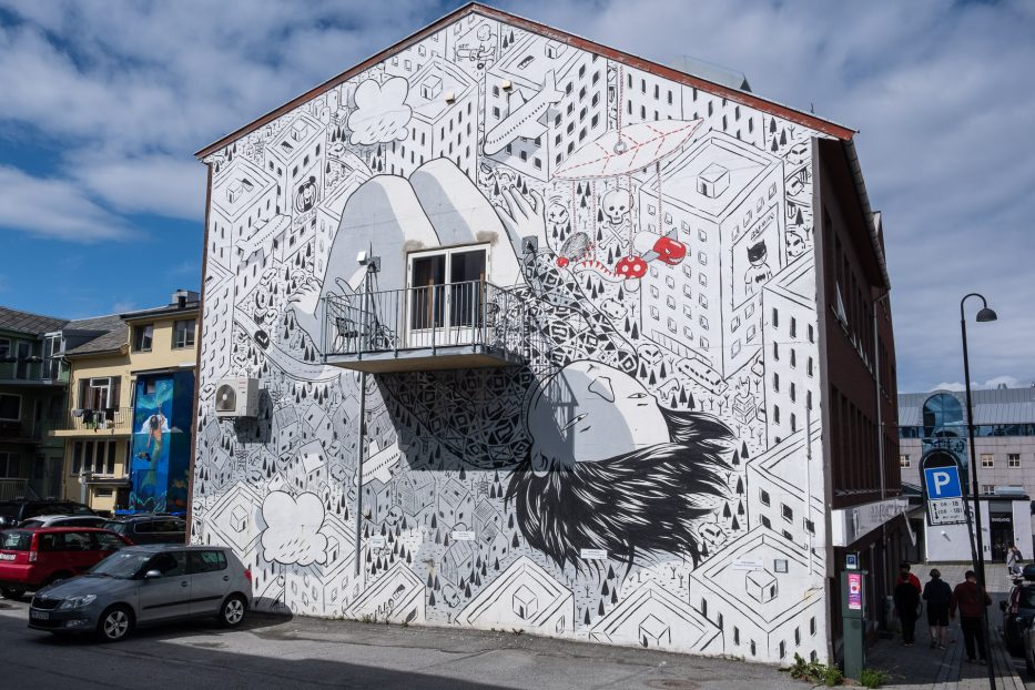 street art in Bodø city centre