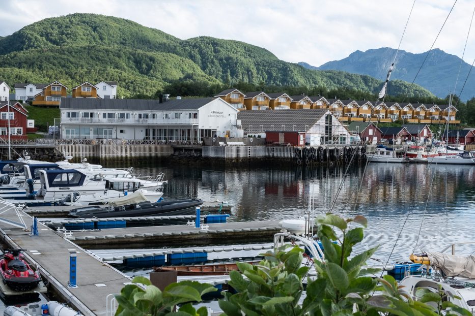 bebyggelse og natur i skjønn forening på kjerringøy utenfor Bodø