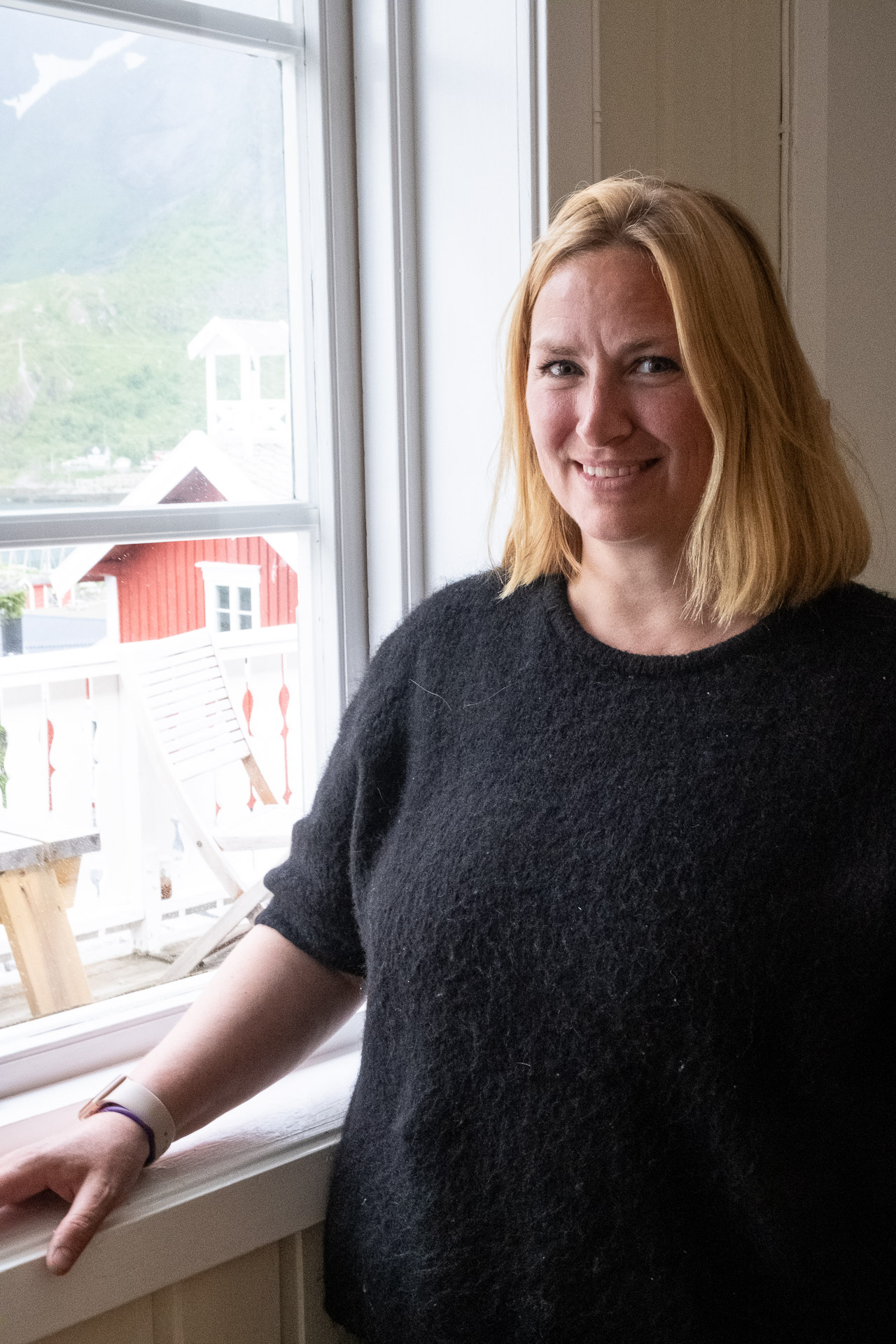 the owner of catogården in lofoten, runhild olsen