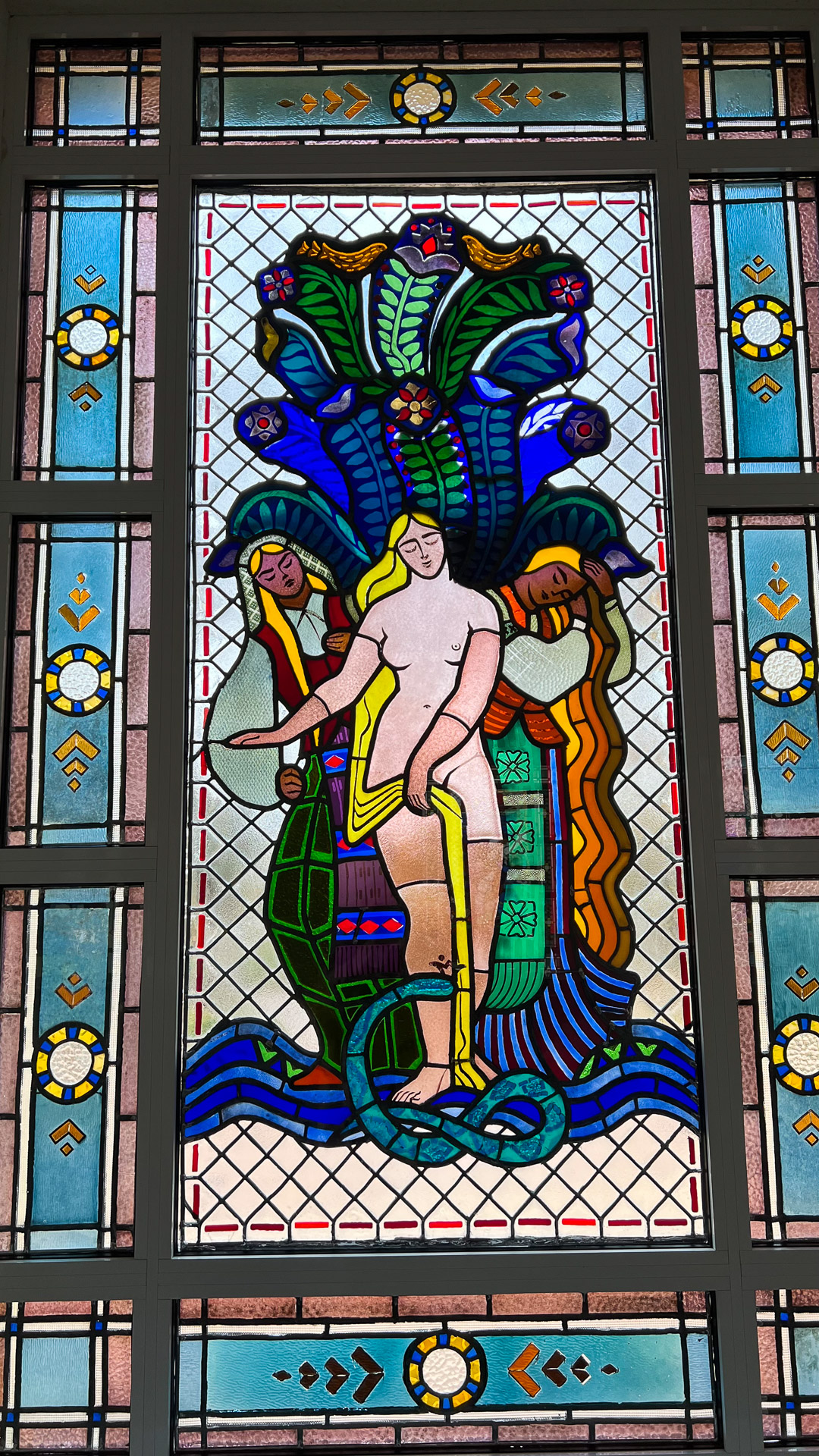 stained glass window