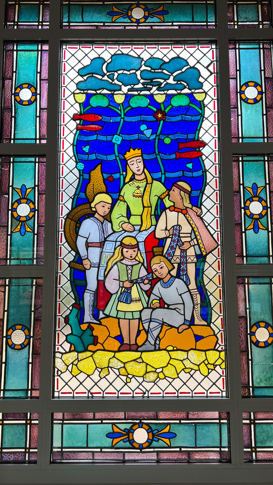 stained glass window